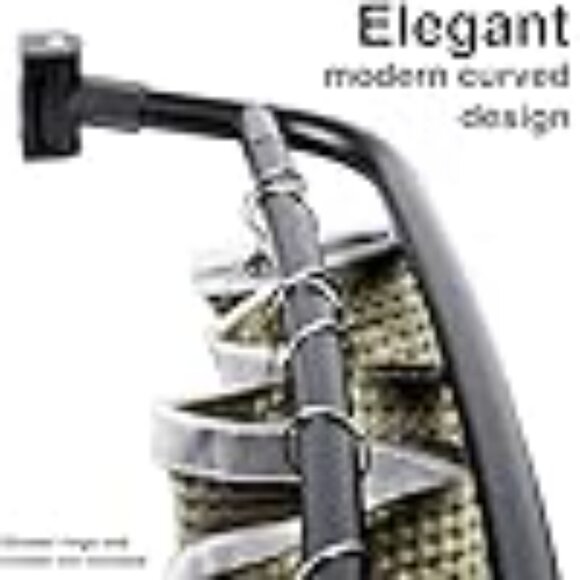 Adjustable Curved Shower Rod~ Chrome - Picture 2 of 4